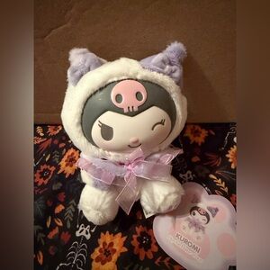 Kuromi MINISO Play With Kittens Plush Keychains